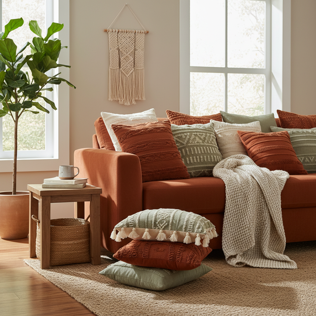 Beyond Color Matching: What Really Matters When Choosing Boho Decorative Throw Pillow Covers for Your Sofa
