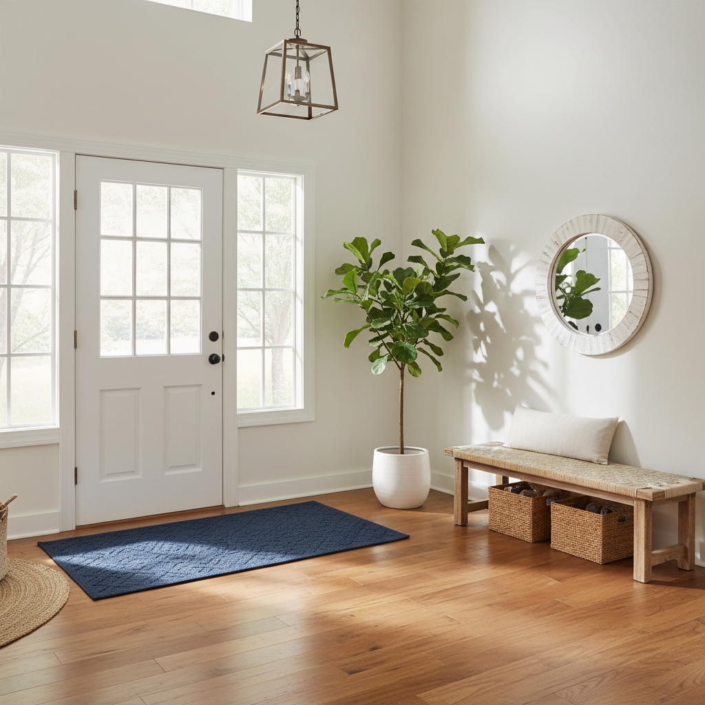 Small Space, Big Impact: How to Use Absorbent Chenille Door Mats in Your Indoor Entryway