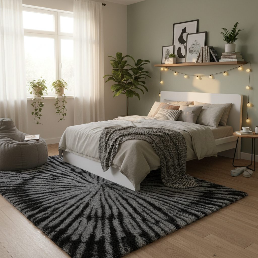 Fluffy Tie-Dye Rugs for Teen Bedroom Decor on a Budget: How to Get a Stylish, Cozy Space Without Spending a Fortune