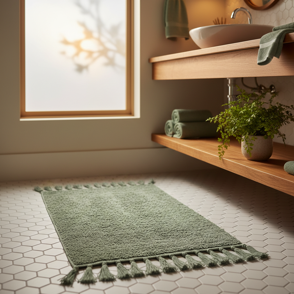 Beyond Looks: What Really Matters When Choosing Absorbent Non-Slip Bath Mats with Tassels