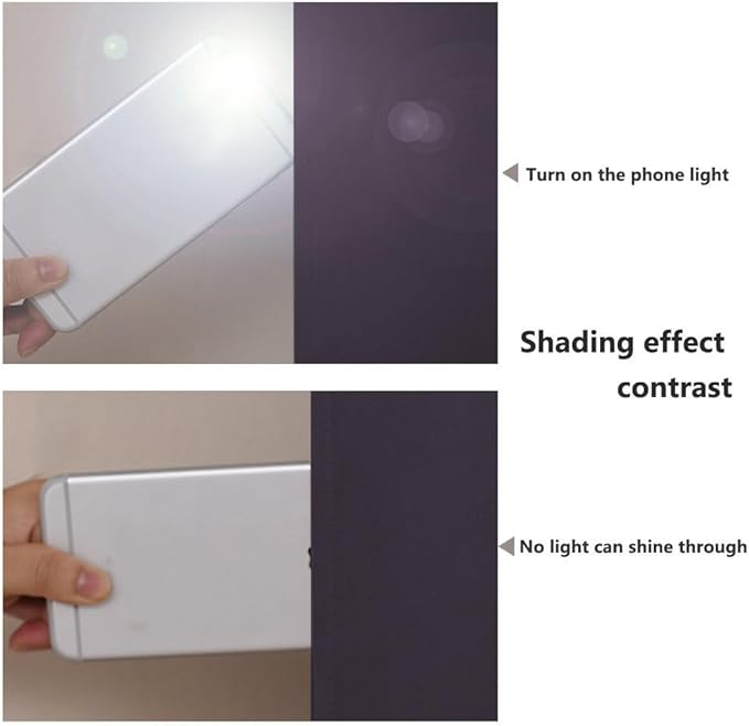 NICETOWN 100% Blackout Curtains for Windows, Pack of 2, Greyish Purple, 52" W x 102" L, Super Heavy-Duty Black Lined Total Darkness Drapes for Bedroom, Privacy Assured Window Treatment for Patio