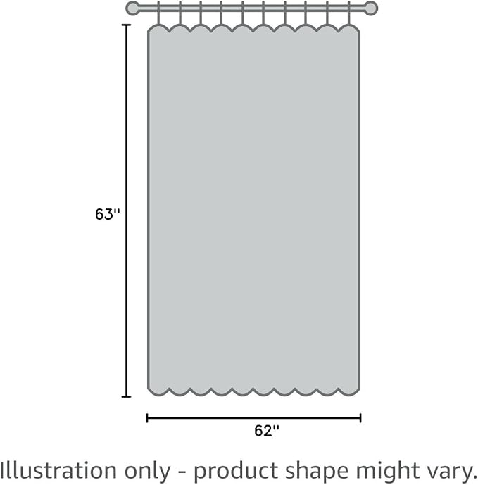 SimpleHome 100% Blackout Curtains for Bedroom,Thermal Insulated Cream Grommet Window Drapes Room Darkening Curtains for Living Room with Black Back,62 x 63 Inch,2 Panels