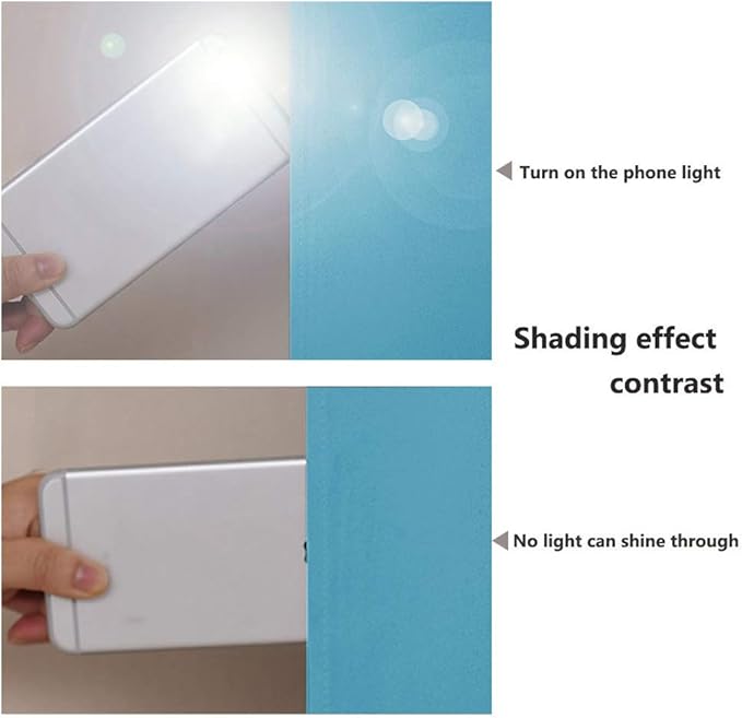 NICETOWN 100% Blackout Short Curtains with Black Liners, Thermal Insulated Full Blackout Lined Drapes, Energy Efficiency Window Draperies for Boy's Room (Teal Blue, 2 Panels, 52-inch W by 45-inch L)