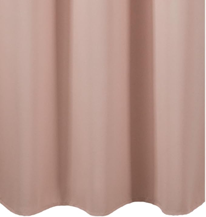 LEMOMO Blush Blackout Curtains/38 x 54 Inch/Set of Two Panels Grommet Living Room Curtains