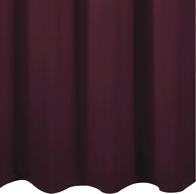 LEMOMO Burgundy Red Thermal Blackout Curtains/42 x 84 Inch/Set of 2 Panels Room Darkening Curtains for Bedroom