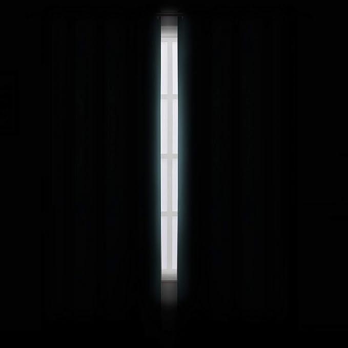 LEMOMO Sea Teal Thermal Blackout Curtains/52 x 84 Inch/Set of 2 Panels Room Darkening Curtains