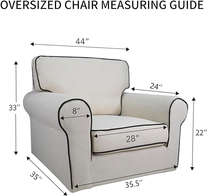 PureFit Super Stretch Sofa Slipcover – Spandex Non Slip Soft Couch Sofa Cover, Washable Furniture Protector with Non Skid Foam and Elastic Bottom for Kids, Pets (Oversized, Greyish Green)