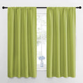 NICETOWN RV Blackout Curtains for Camper Windows, Fresh Green, 29" Wide by 50" Long, 2 PCs, Short Blackout Curtains & Drapes, Thermal Insulated Blackout Curtain Panels for Kids Room, Play Room
