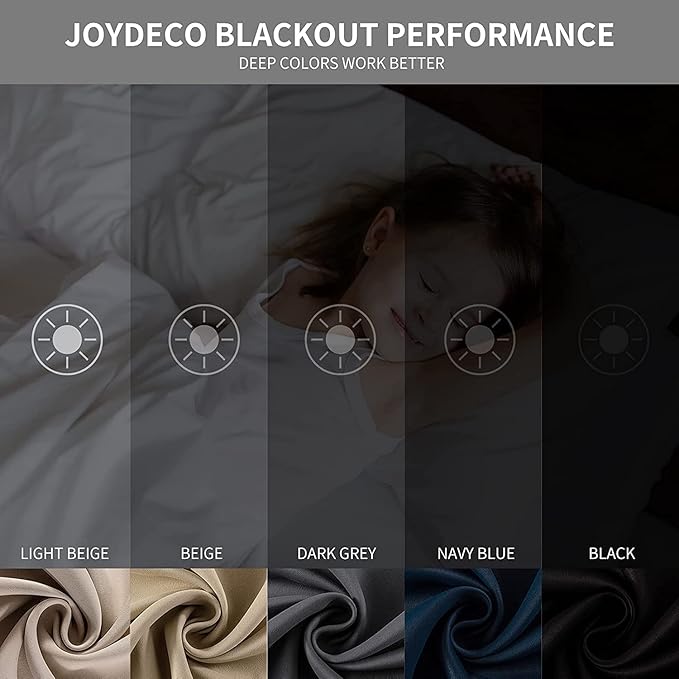 Joydeco White Curtains 84 Inches Long 2 Panels Set, Thermal Insulated Long Curtains& Drapes 2 Burg, Room Darkening Grommet Drapes for Living Room Bedroom Window (W52 x L84 Inch, Greyish White)