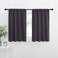 NICETOWN RV Blackout Curtains for Camper Windows, Greyish Purple, 29" Wide by 40" Long, 2 PCs, Short Blackout Curtains & Drapes, Thermal Insulated Blackout Curtain Panels for Kids Room, Play Room
