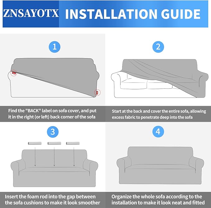 ZNSAYOTX 1 Piece Jacquard Chair Slipcovers for Living Room High Stretch Chair Covers with Arms Anti Slip Pets Friendly Couch Sofa Armchair Cover Furniture Protector (Chair, Army Green)