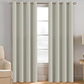 H.VERSAILTEX Light Blocking Curtain for Living Room Thermal Insulated Window Treatment Panel/Drape for Dining Room, Elegant Soft Curtain for Bedroom Grommet Top One Panel (Ivory - 52x120 Inches)