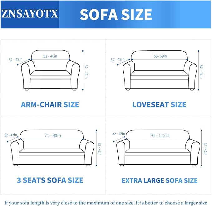 ZNSAYOTX 1 Piece Jacquard Couch Covers for 3 Cushion Couch Living Room High Stretch Sofa Cover Pets Dogs Friendly Anti Slip Thickened Slipcovers Furniture Protector (Large,New Pattern,Rose)