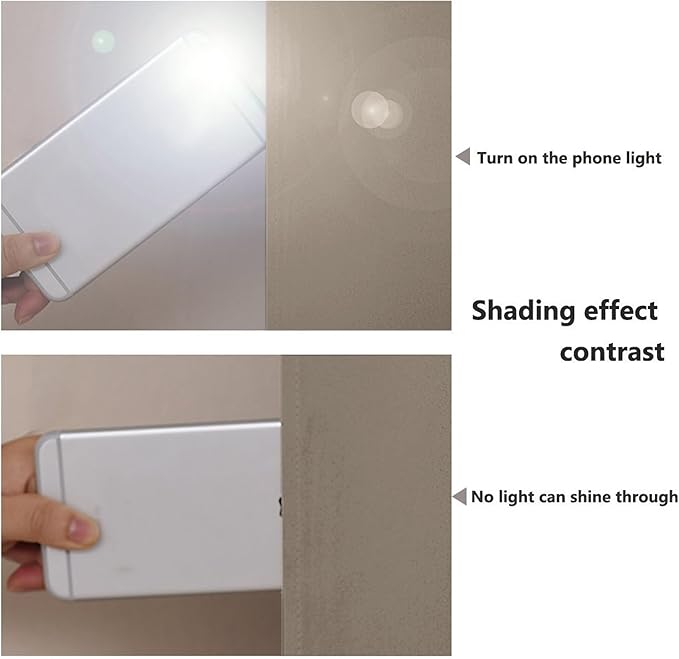 NICETOWN 100% Blackout Blinds, Set of 2, 52 inches x 120 inches, Laundry Room Decor Window Treatment Curtains for Large Patio Sliding Door, Thermal Insulated Taupe Curtains for Bedroom