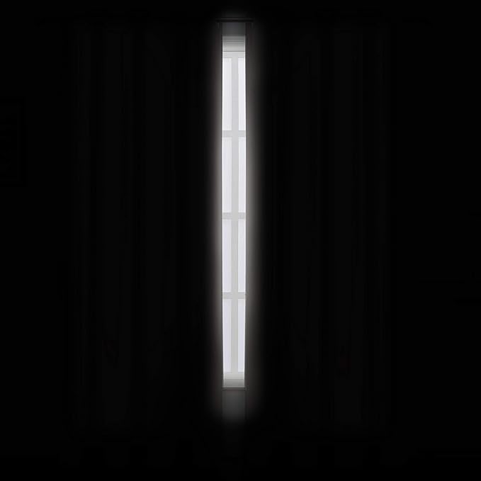 LEMOMO Light Beige Thermal Blackout Curtains/52 x 95 Inch/Set of 2 Panels Room Darkening Curtains