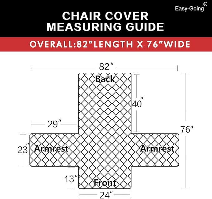 Easy-Going Chair Sofa Slipcover Reversible Sofa Cover Water Resistant Couch Cover Furniture Protector Cover with Elastic Straps for Pets Kids Children Dog Cat (Chair, Wine/Beige)