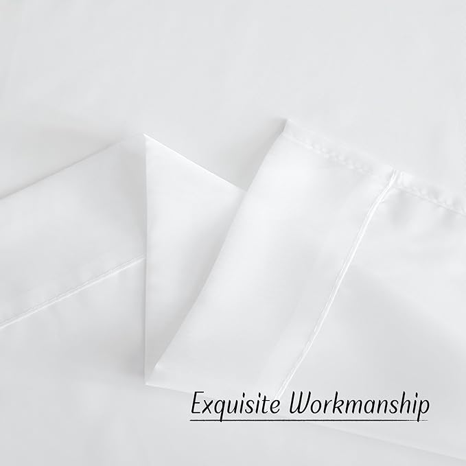 NICETOWN Soft Voile White Sheer Curtains 63 inches Long - Grommet Living Room Curtains Elagant & Airy Breathable Light Filtering Window Treatments for Bedroom, W42 x L63, 2 Panels
