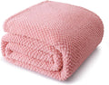 Whale Flotilla King Size Fuzzy Fleece Blanket for Bed, 90x104 Inch Fluffy Warm Soft Jacquard Blankets for All Season, Lightweight and Cozy, Pink