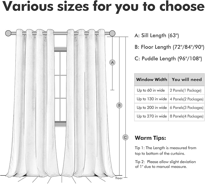 MIULEE Velvet Curtains Baby Pink Elegant Grommet Thermal Insulated Soundproof Room Darkening Curtains/Drapes for Classical Living Room Bedroom Decor 52 x 96 Inch Set of 2