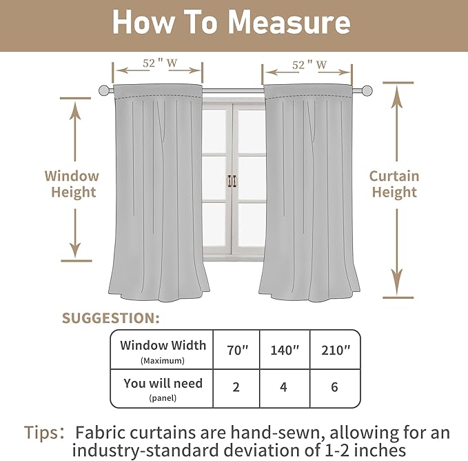 LAMIT Cream Linen Curtains 90 Inch for Living Room, Back Tab and Rod Pocket Linen Textured Boho Curtains Light Filtering Rustic Drapes for Bedroom/Dining Room, Set of 2, 52 x 90 Inch
