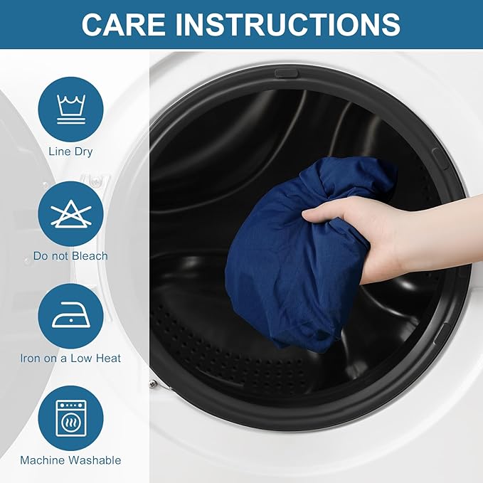 Smiry Printed Couch Cushion Covers, Stretch Soft Couch Covers for Sofa, Washable Non-Slip Sofa Slipcover Furniture Protector for Indoor and Outdoor (1 Pack, Navy)