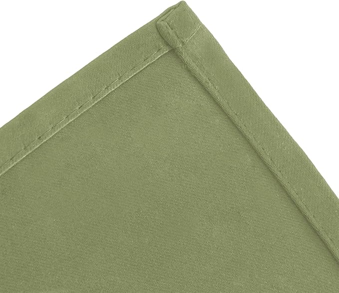LEMOMO Blackout Curtains 66 x 95 inch/Sage Green Curtains Set of 2 Panels/Thermal Insulated Room Darkening Bedroom Curtains