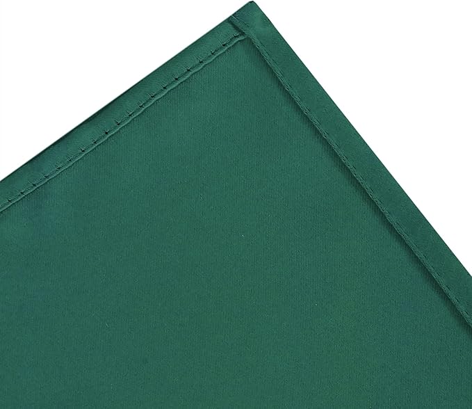 LEMOMO Blackout Curtains 52 x 90 Inch Long Dark Green Curtains Set of 2 Panels Room Darkening Curtains for Bedroom and Living Room
