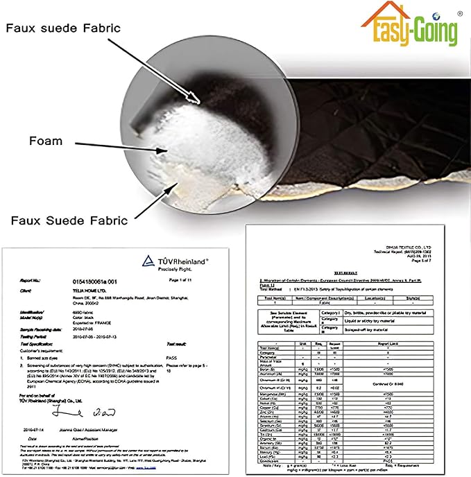 Easy-Going Reversible Loveseat Couch Cover for 2 Cushion Couch Sofa Cover for Dogs Water Resistant Furniture Protector with Foam Sticks Elastic Straps for Pet (Loveseat, PeacockBlue/Beige)