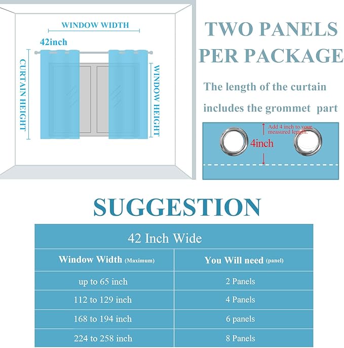 Estelar Textiler Yellow and Greyish White Blackout Curtains for Boys Bedroom, Thermal Insulated Ombre Blackout Drapes, Room Darkening Energy Saving Curtains for Living Room, 42Wx63L, 2 Panels