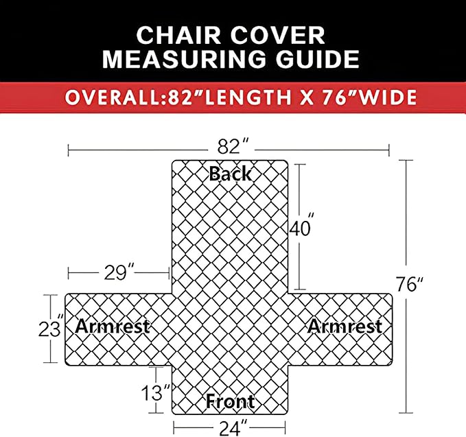 Easy-Going Chair Sofa Slipcover Reversible Sofa Cover Water Resistant Couch Cover Furniture Protector Cover with Elastic Straps for Pets Kids Children Dog Cat (Chair, Orange/Black)