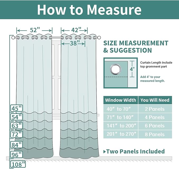 Yakamok Blackout Curtains Room Darkening Thermal Insulated Grommet top Window Curtains for Living Room, 42 x 84 Inch, Light Beige, Set of 2
