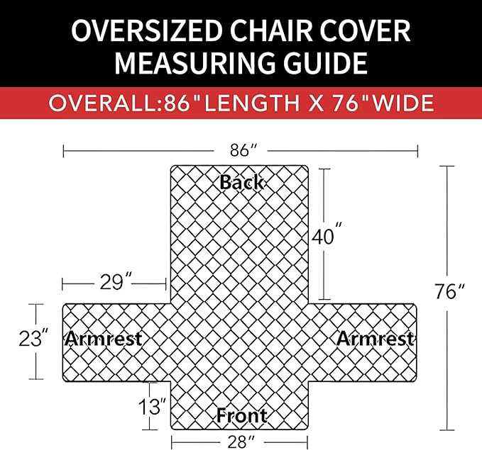 Easy-Going Oversized Chair Sofa Slipcover Reversible Sofa Cover Water Resistant Couch Cover Furniture Protector Cover with Elastic Straps for Pets Dog (Oversized Chair, Greyish Green/Beige)
