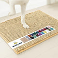 Muddy Mat® | Super Absorbent Door Mat Indoor, Microfiber Quick Dry Chenille Entryway Rug, Non-Slip Front Door Mat, Indoor Mats for Entryway, Machine Washable Pet Rug, Beige 28"x18"