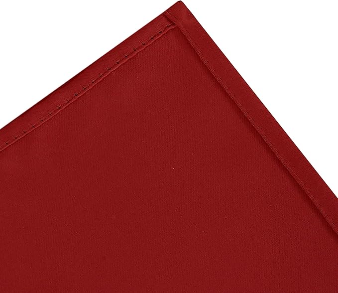 LEMOMO Blackout Curtains 42 x 84 Inch - Red Curtains Set of 2 Panels - Room Darkening, Thermal Insulated for Living Room