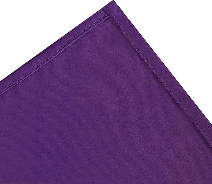 LEMOMO Purple Blackout Curtains 34 x 84 Inch Length/Set of 2 Curtain Panels/Thermal Insulated Room Darkening Blackout Curtains for Bedroom