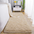 Chicrug Soft Runner Rugs for Bedroom Living Room Plush Fluffy Rug 3x10 Feet, Shag Furry Area Rug Carpet Non Shedding for Nursery Children Kids Girls Room Home Decorative, Camel