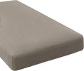 H.VERSAILTEX Super Stretch Individual Chaise Cover Sectional Couch Covers for L Shaped Sofa Both Left/Right Featuring Thick Jacquard Textured Twill Fabric (1 Piece Chaise Cover Large, Taupe)