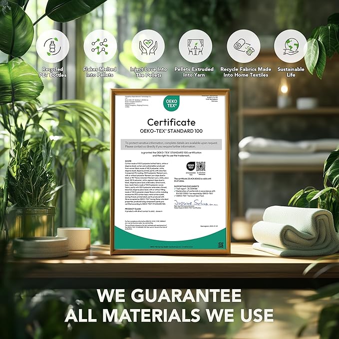 Deconovo Kitchen Curtains, Room Darkening Drapes, Thermal Insulated Soundproof Grommet Drape, Silver Wave Dots Print, 52 x 45 Inch, Machine Washable Window Panels for Small Windows Nursery, Set of 2