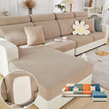 Soothing Home Sofa Covers, Sofa Hero Covers, Wear-Resistant Universal Couch Covers Washable Stretch Sectional Couch Cushion Covers (Coffee,Extra Large Seat Cover)