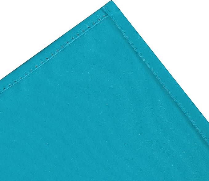 LEMOMO Teal/Turquoise Blackout Curtains/42 x 63 Inch Length Kids Curtains/Set of 2 Panels Grommet Bedroom Curtains for Living Room