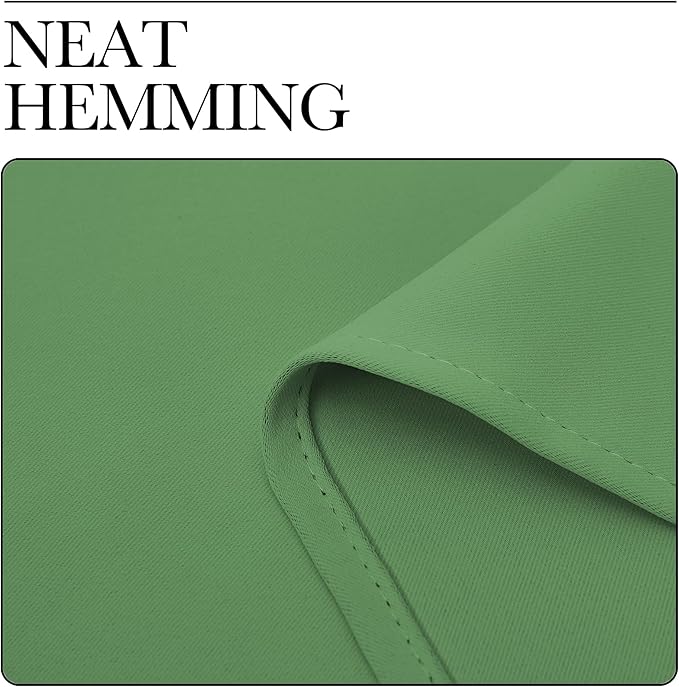 NICETOWN Blackout Curtains for Living Curtains, Froest Green, 2 Panels, 42 by 72, Room Darkening Window Curtain Panels, Easy-Care Solid Thermal Insulated Draperies/Drapes for Daughter Room