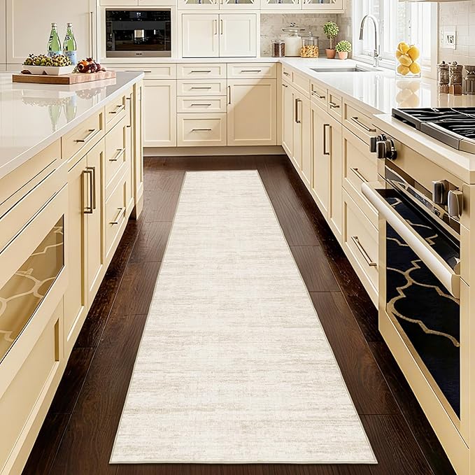 3x8 Runner Rug Non Slip Washable Rugs for Hallways, Abstract 8ft Kitchen Runners Rug for Entryway,Stain Resistant Rug Runner，Ultra-Thin Kitchen Mats for Living Room Bedroom