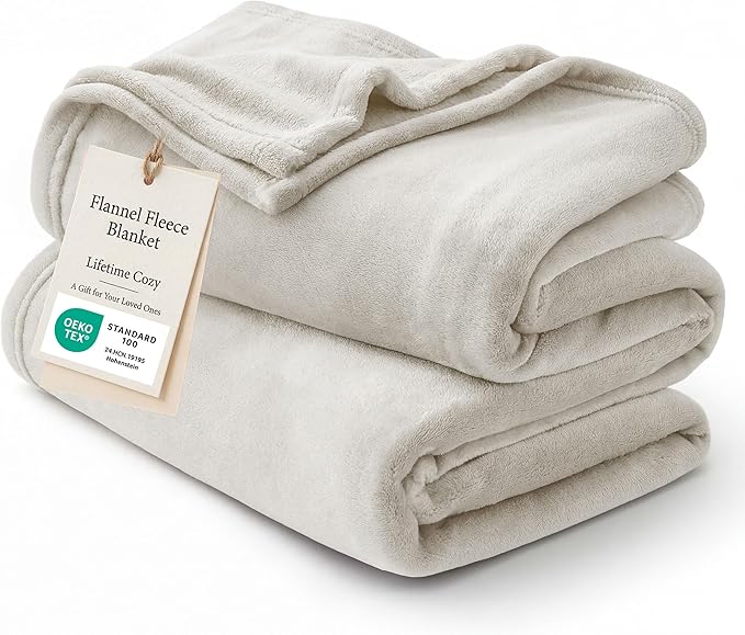 Bedsure GentleSoft Twin XL Fleece Blanket Dorm Bedding - Lightweight Soft Cozy Blankets for Bed, Sofa, Couch, Travel, Camping, Linen, 66"x90"