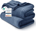 Bedsure GentleSoft Fleece Blankets King Size Mineral Blue - Bed Blanket Soft Lightweight Plush Cozy Fuzzy Luxury Microfiber, 108x90 inches
