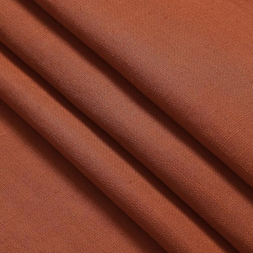 2 Panels Terracotta Linen Curtains 105 inches Long for Living Room Extra Long Back Tab Semi Sheer Rustic Farmhouse Boho Curtains Ceiling to Floor Length 105 inch for Large Window Rust Colored 9 FT